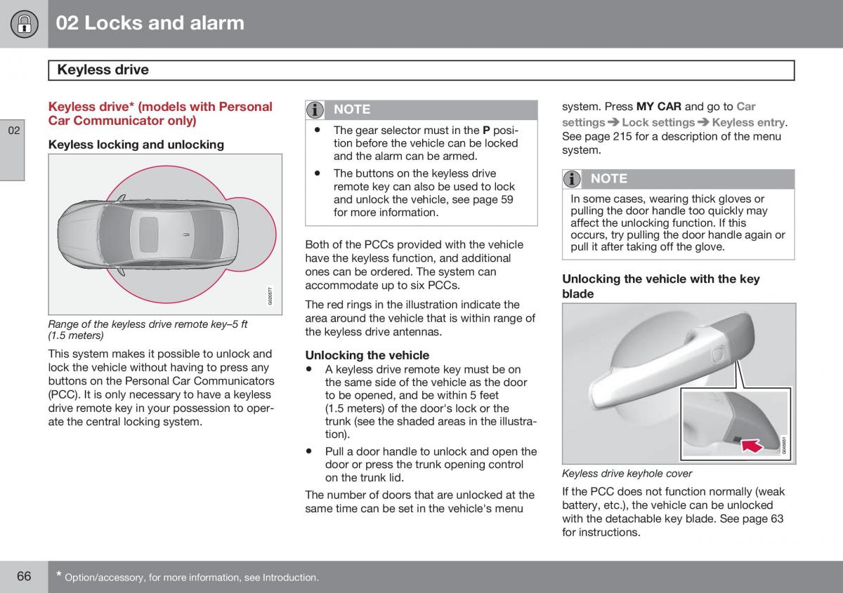 Volvo S60 II 2 owners manual / page 68