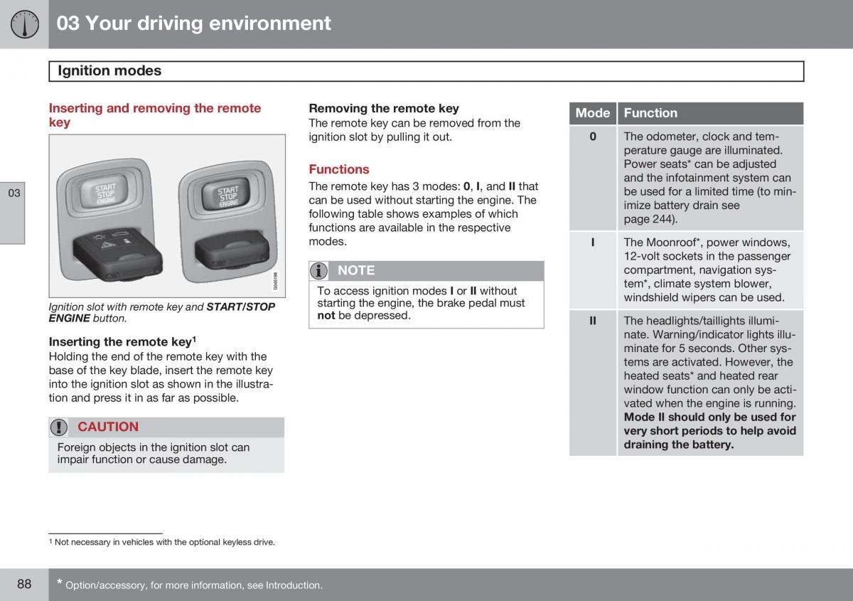 Volvo S60 II 2 owners manual / page 90