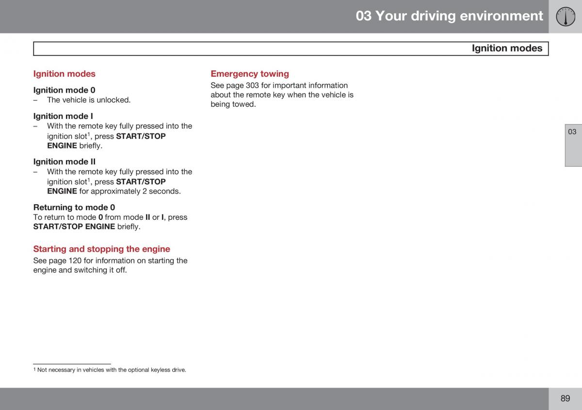 Volvo S60 II 2 owners manual / page 91