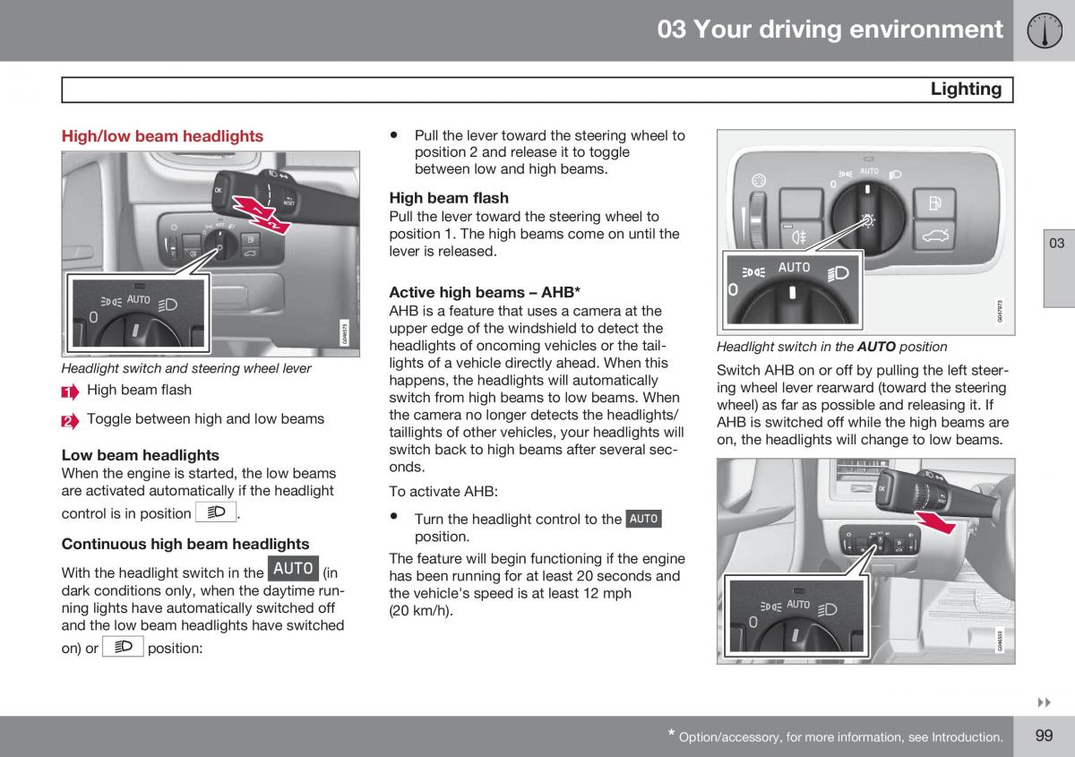 Volvo S60 II 2 owners manual / page 101