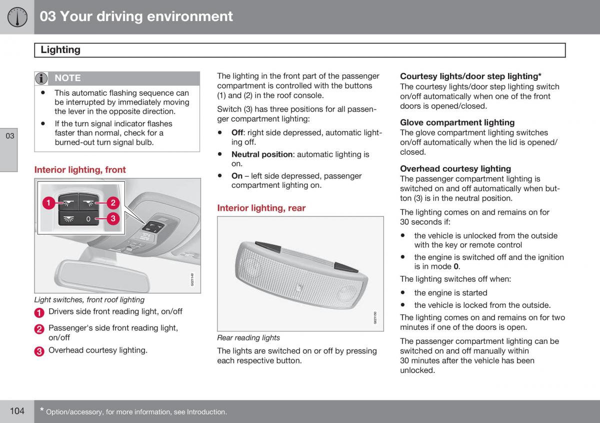 Volvo S60 II 2 owners manual / page 106