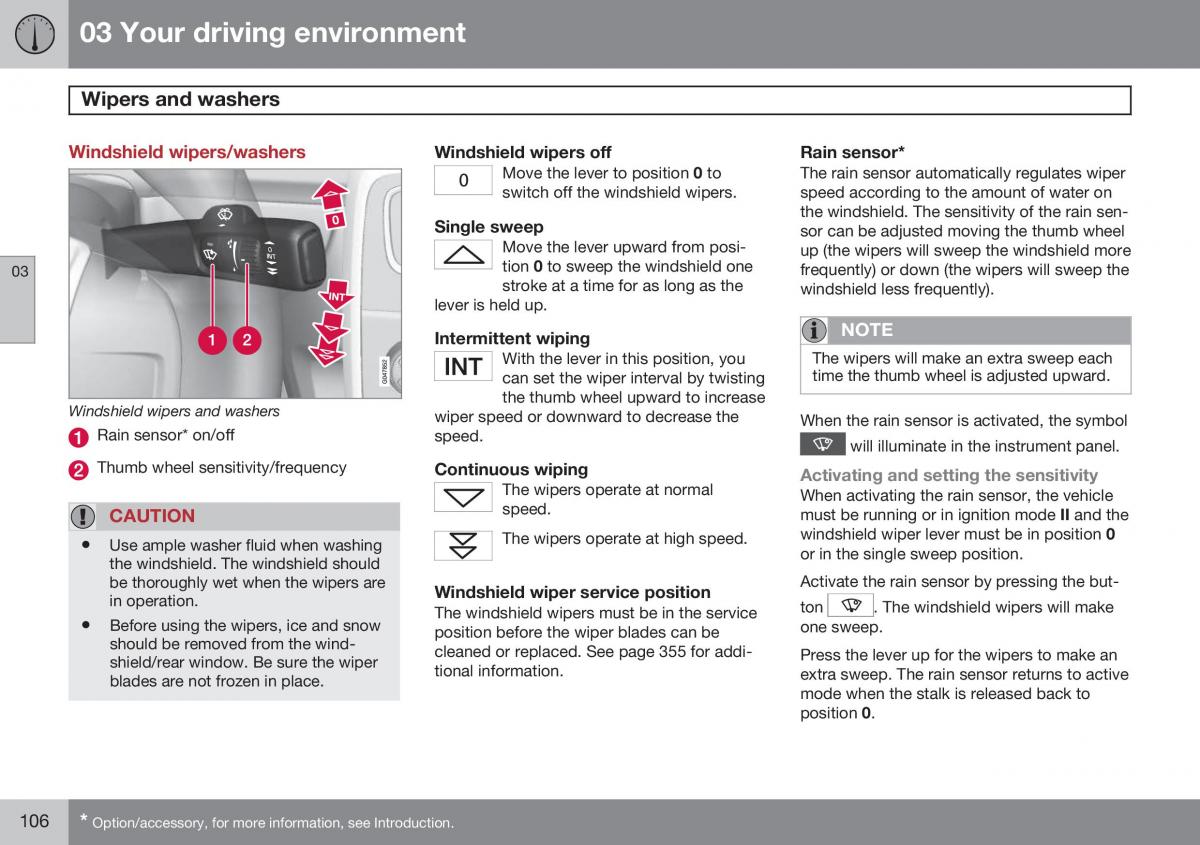 Volvo S60 II 2 owners manual / page 108