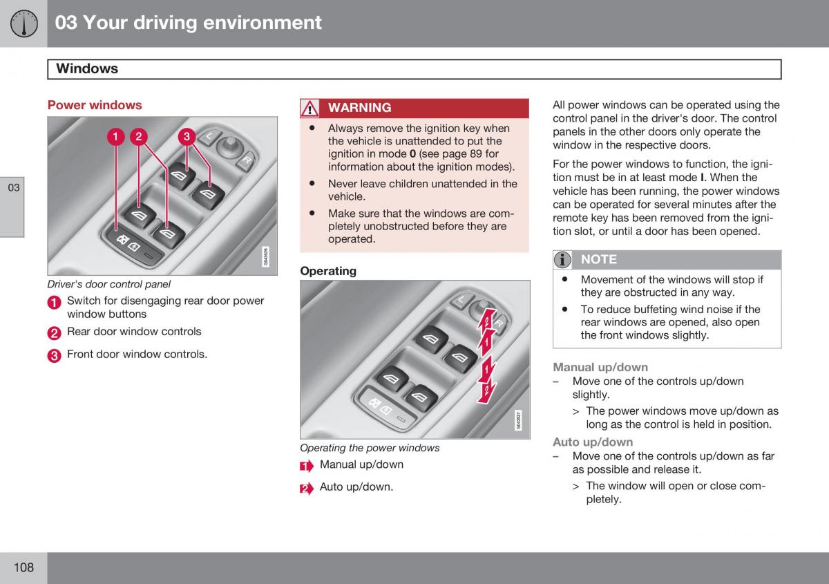 Volvo S60 II 2 owners manual / page 110