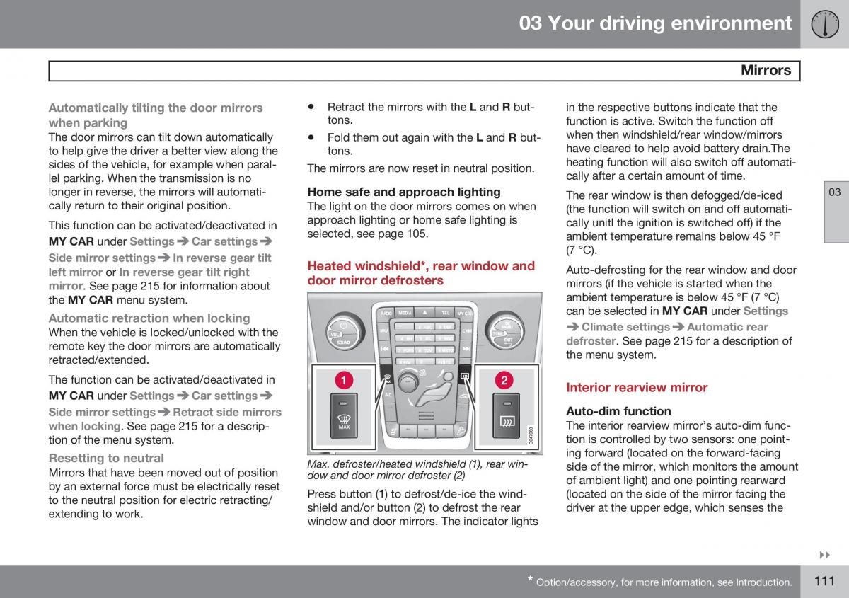 Volvo S60 II 2 owners manual / page 113