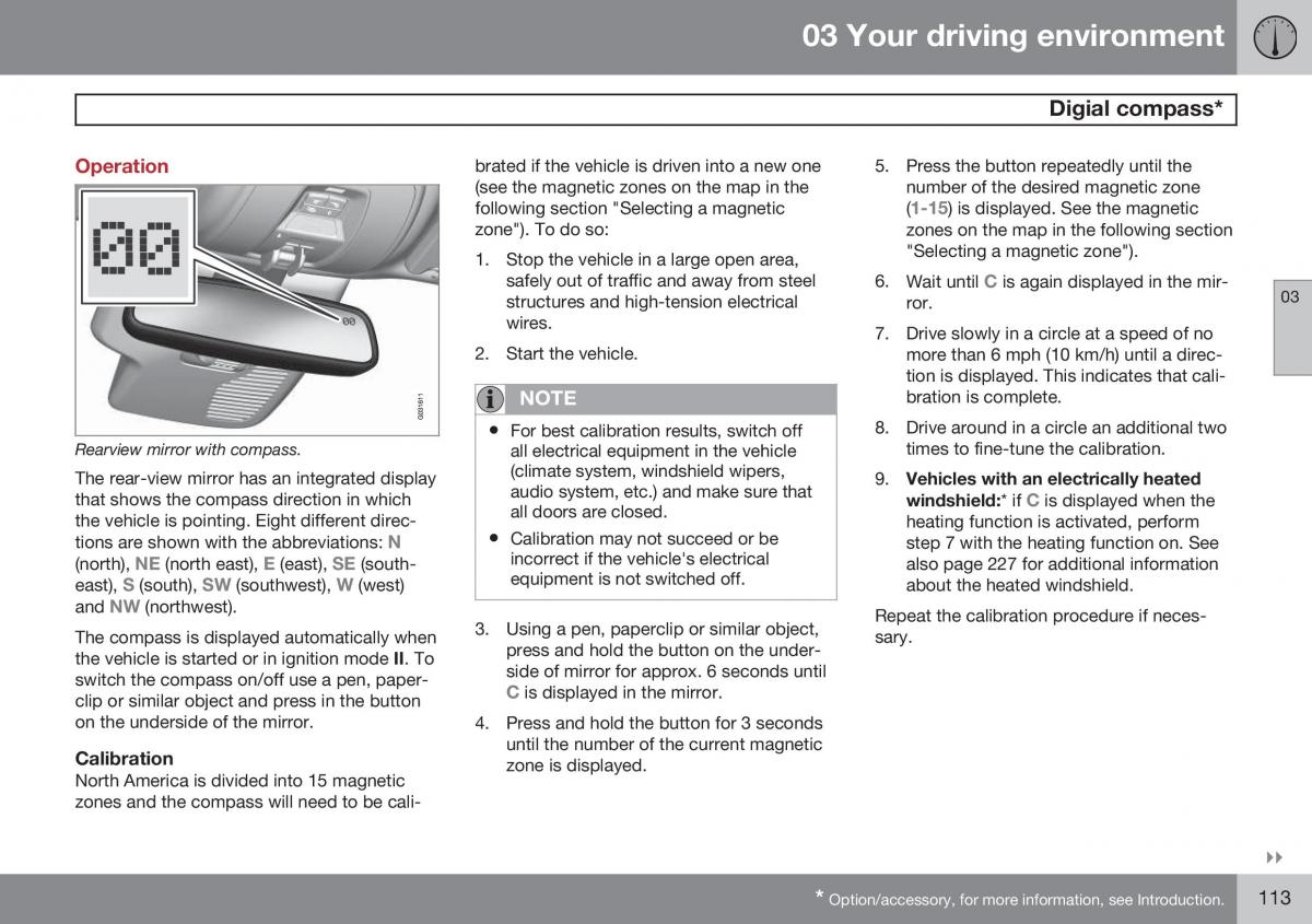 Volvo S60 II 2 owners manual / page 115