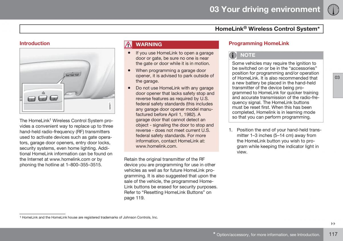 Volvo S60 II 2 owners manual / page 119