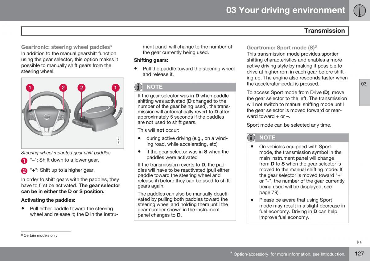 Volvo S60 II 2 owners manual / page 129