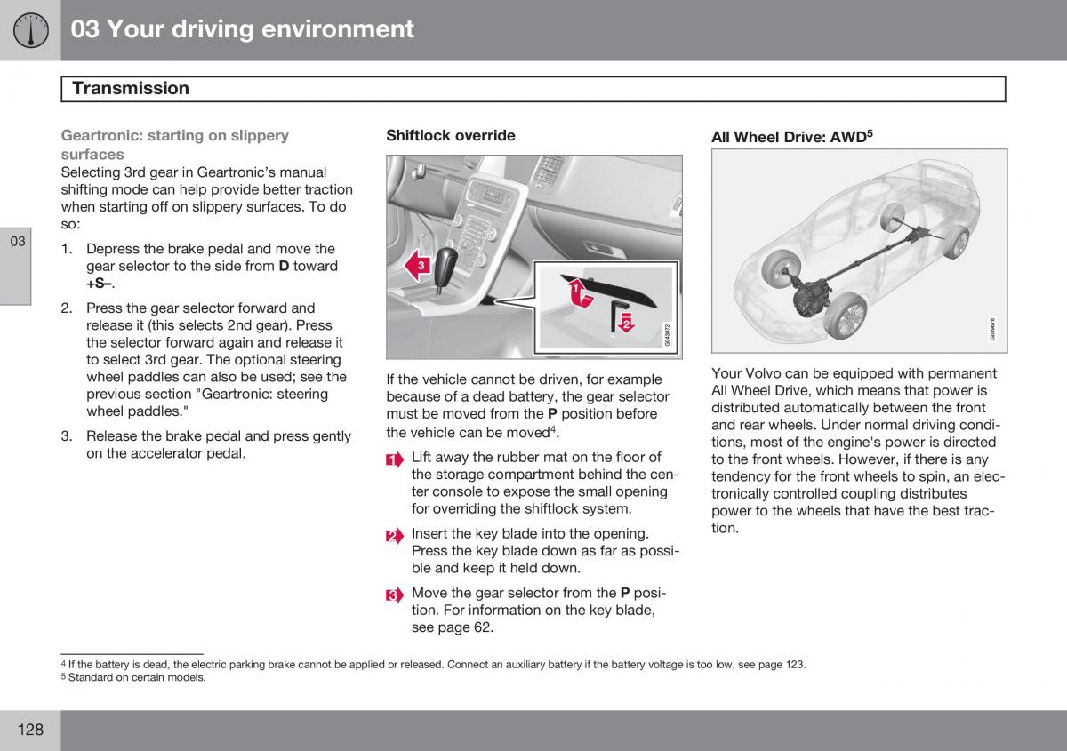 Volvo S60 II 2 owners manual / page 130