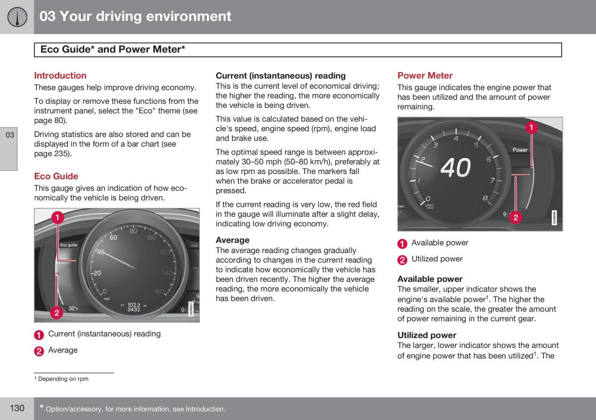 Volvo S60 II 2 owners manual / page 132