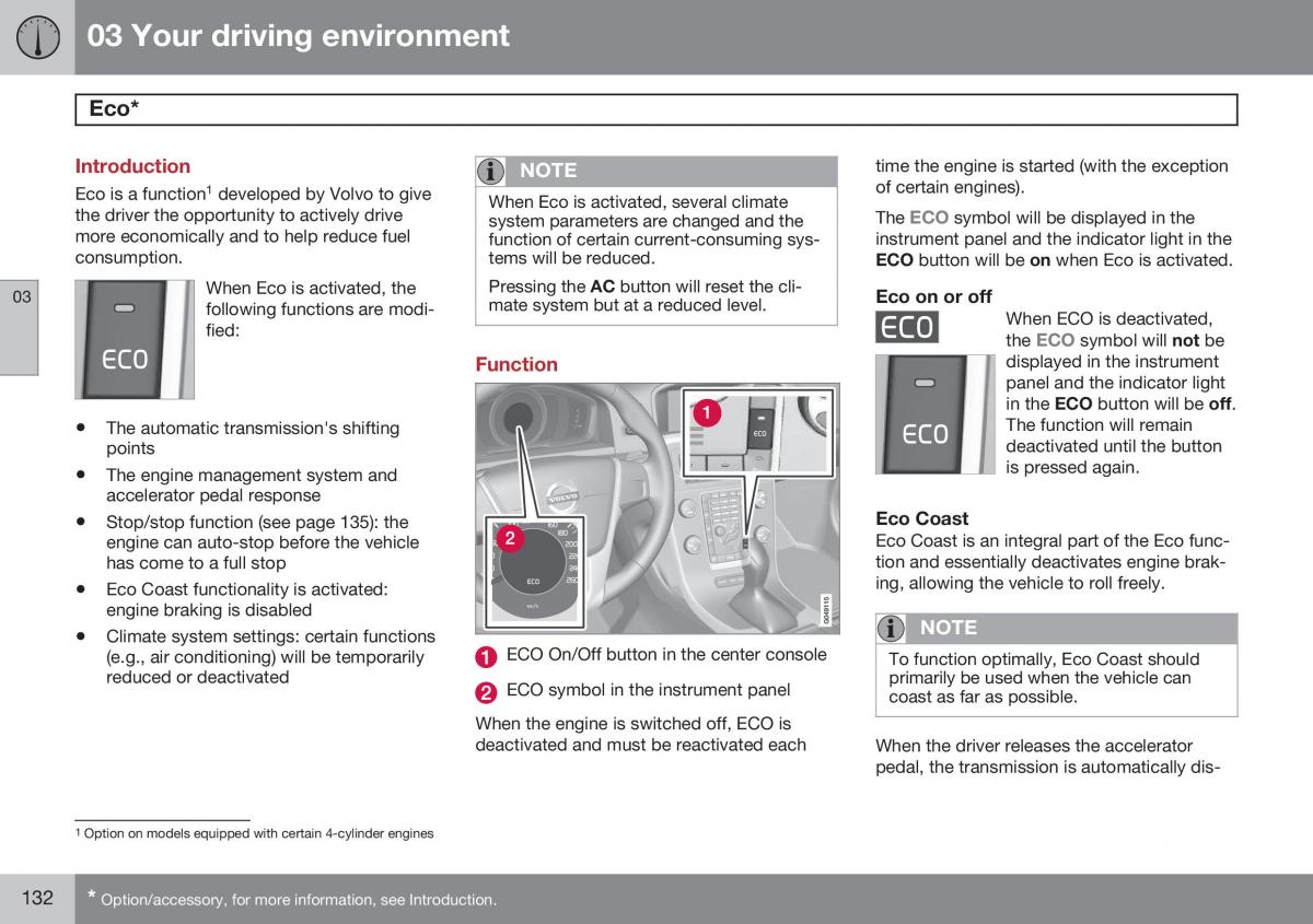 Volvo S60 II 2 owners manual / page 134