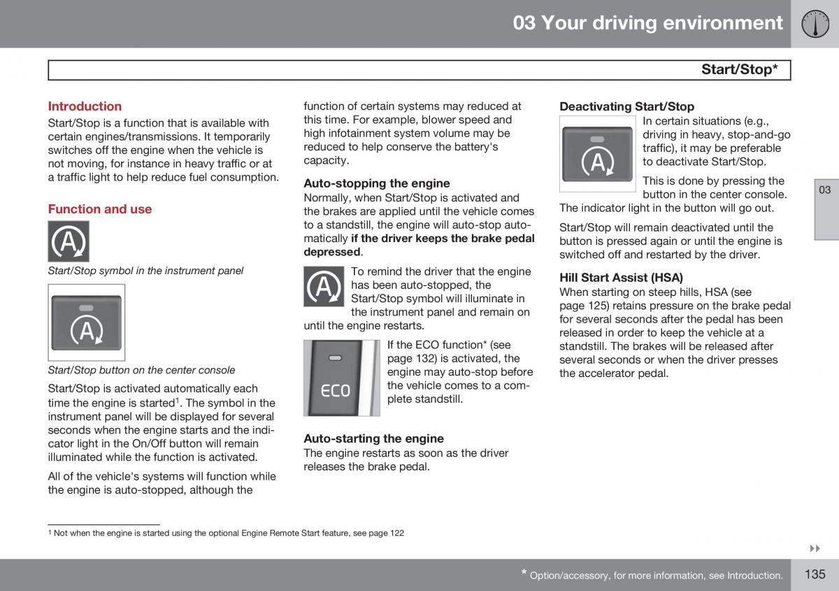 Volvo S60 II 2 owners manual / page 137