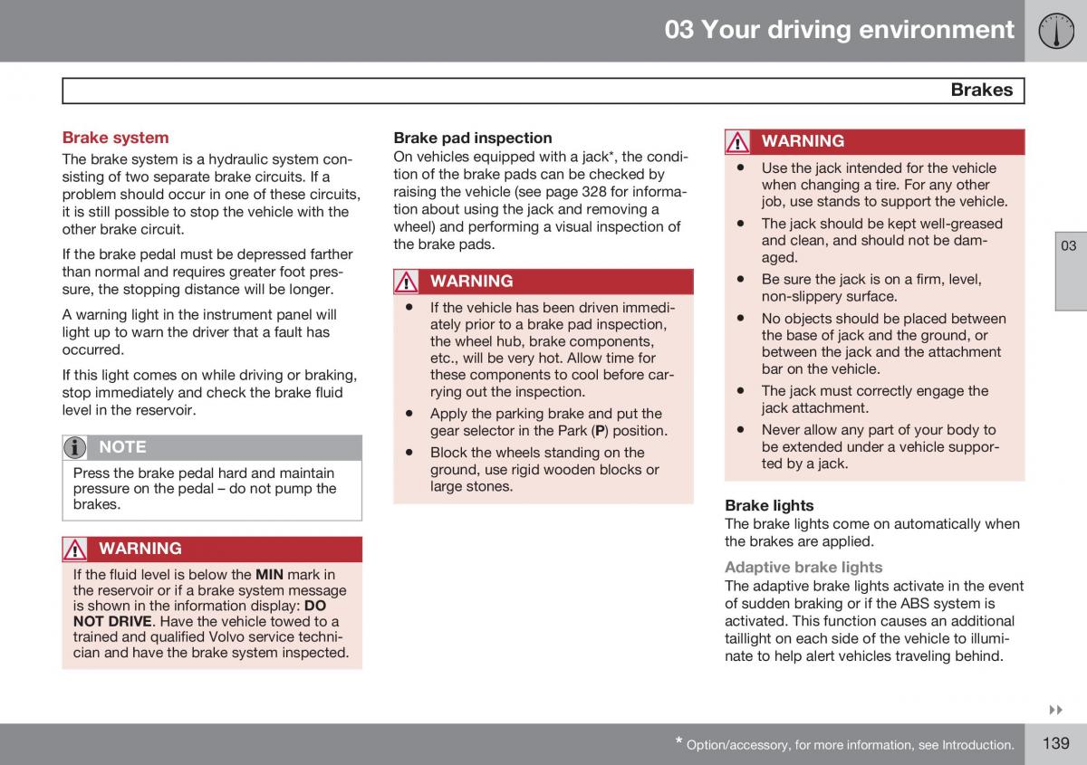 Volvo S60 II 2 owners manual / page 141