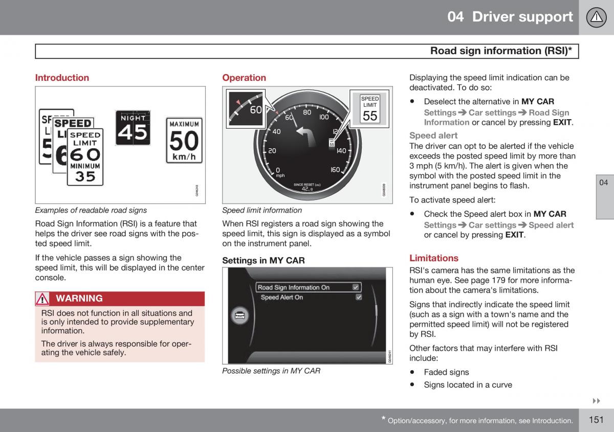 Volvo S60 II 2 owners manual / page 153