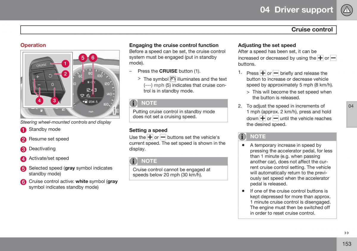 Volvo S60 II 2 owners manual / page 155