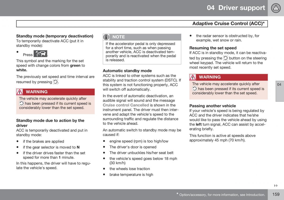 Volvo S60 II 2 owners manual / page 161