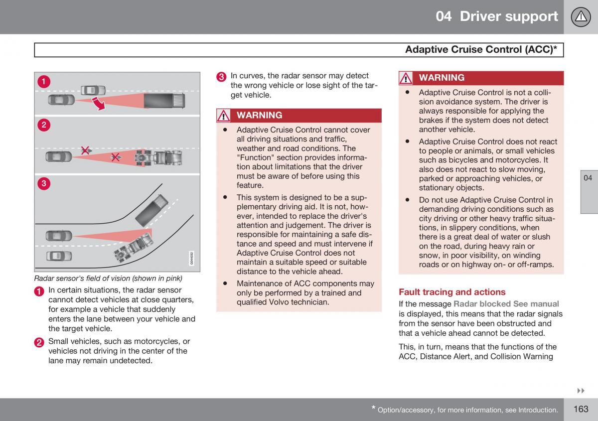 Volvo S60 II 2 owners manual / page 165