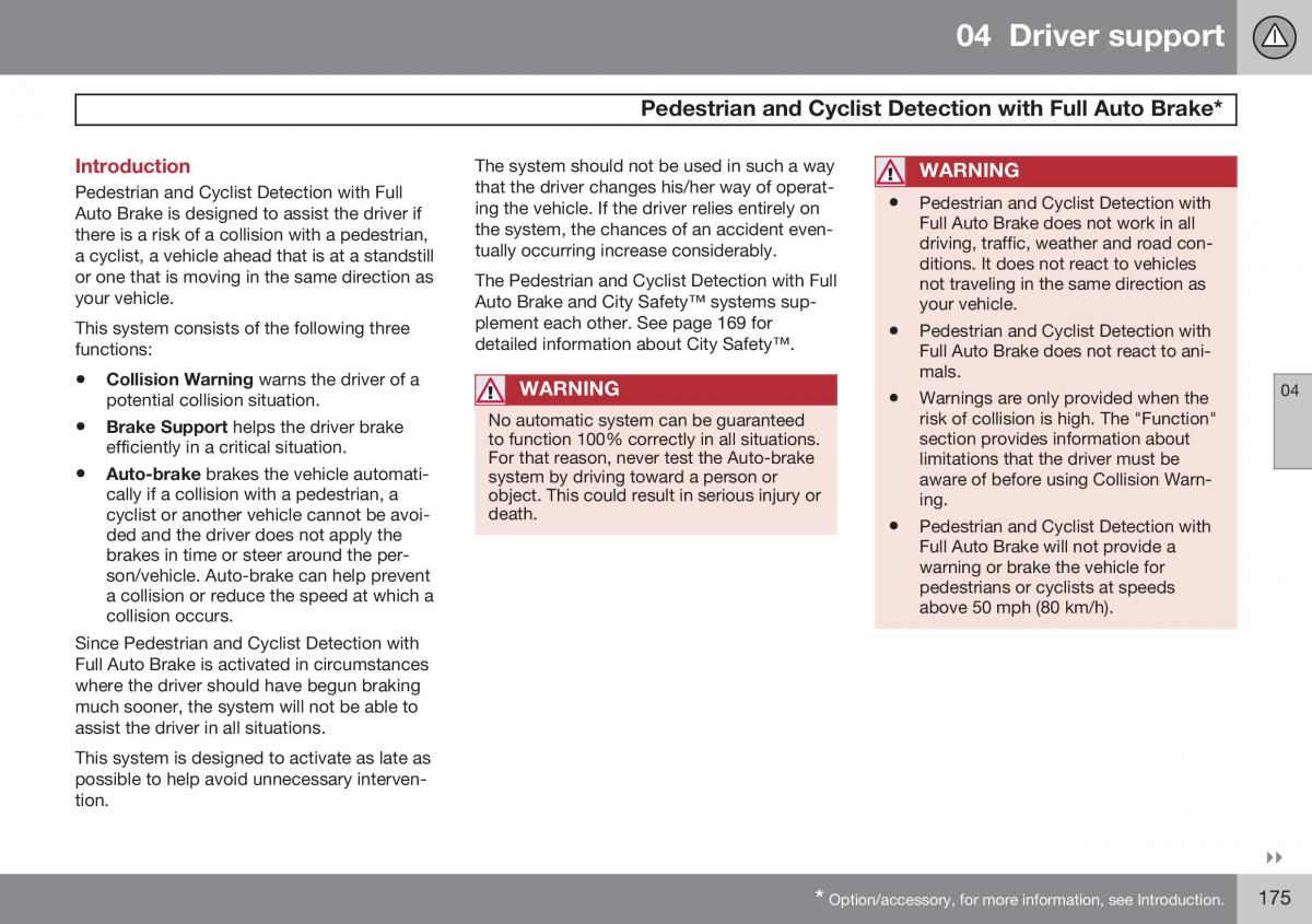 Volvo S60 II 2 owners manual / page 177