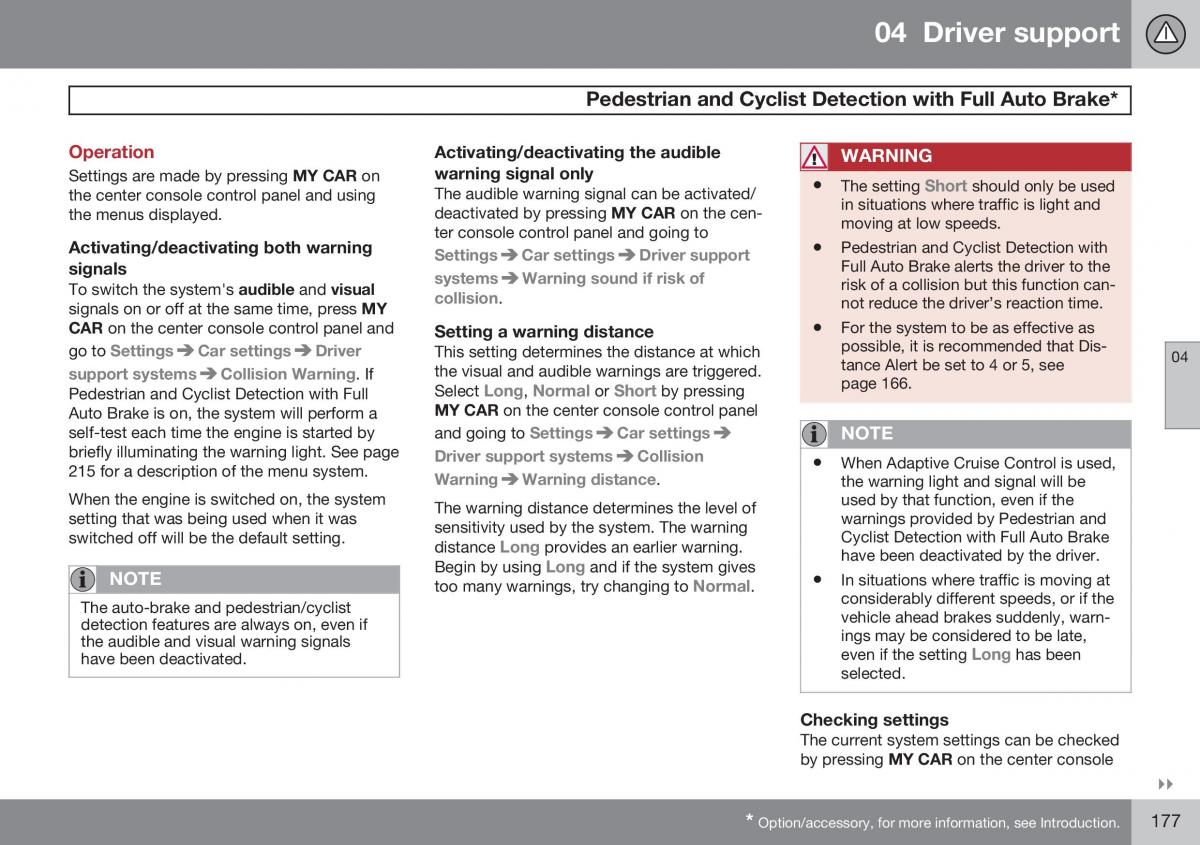 Volvo S60 II 2 owners manual / page 179