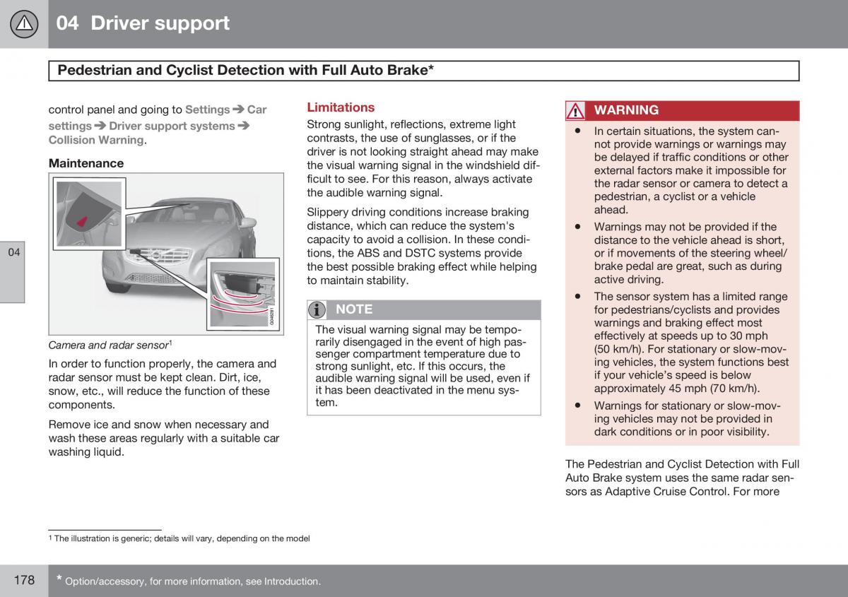 Volvo S60 II 2 owners manual / page 180