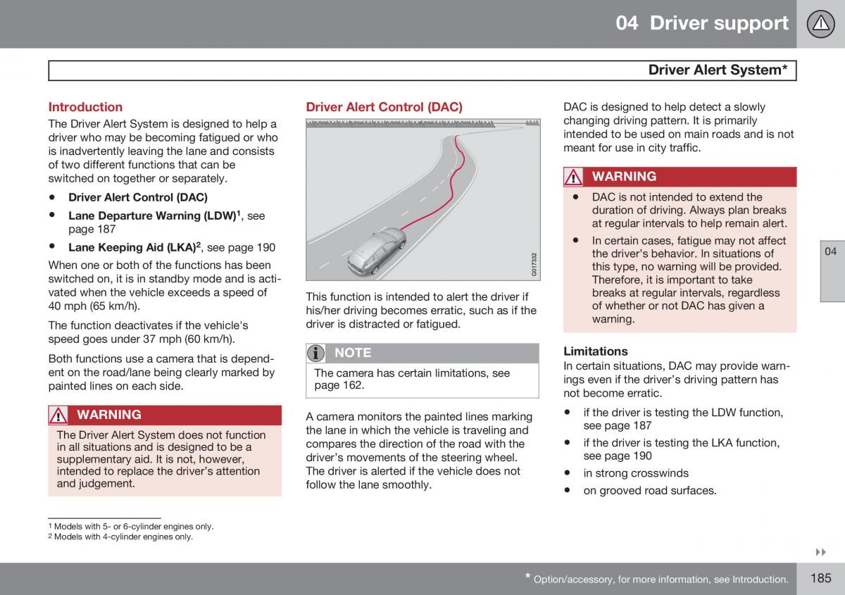 Volvo S60 II 2 owners manual / page 187