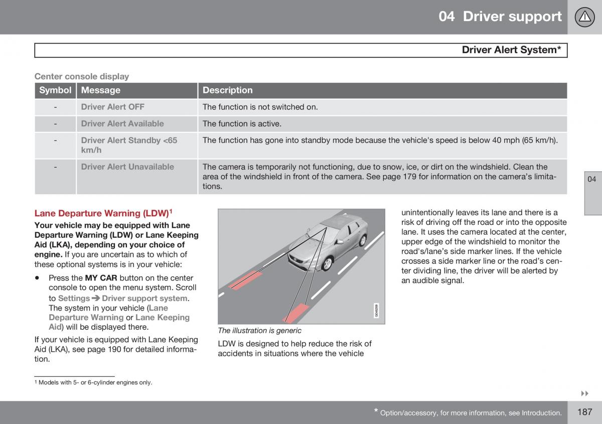 Volvo S60 II 2 owners manual / page 189