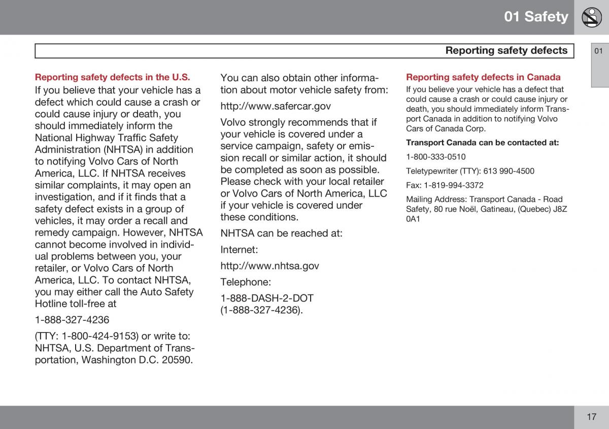 Volvo S60 II 2 owners manual / page 19