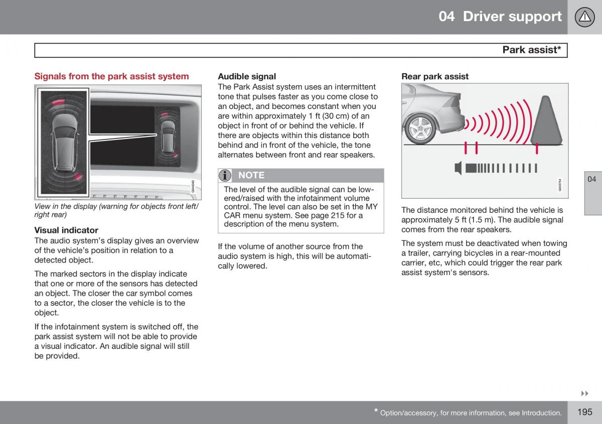 Volvo S60 II 2 owners manual / page 197