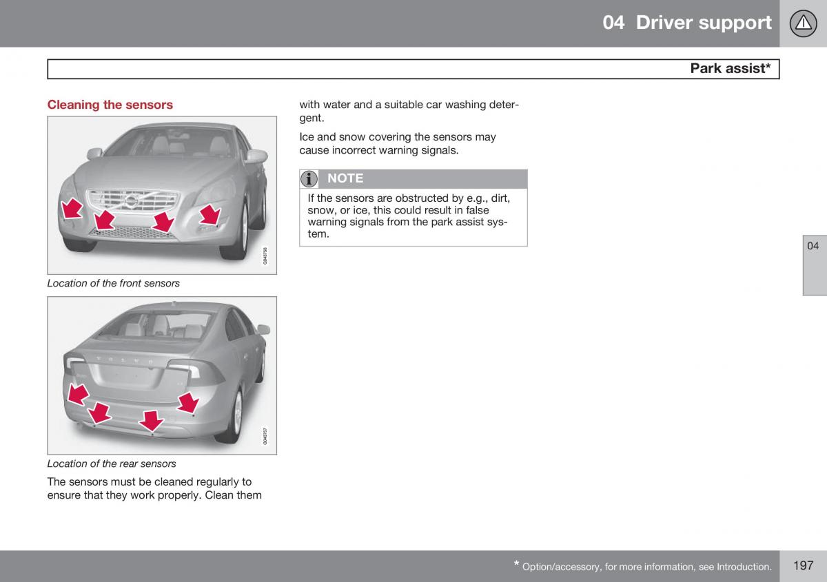 Volvo S60 II 2 owners manual / page 199