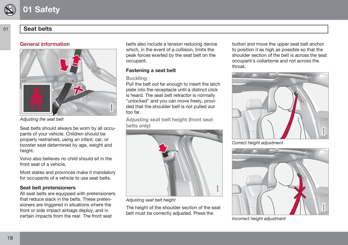 Volvo S60 II 2 owners manual / page 20