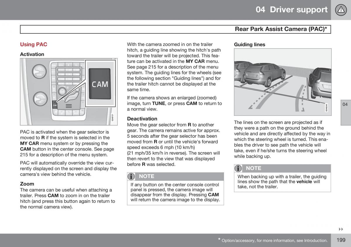 Volvo S60 II 2 owners manual / page 201