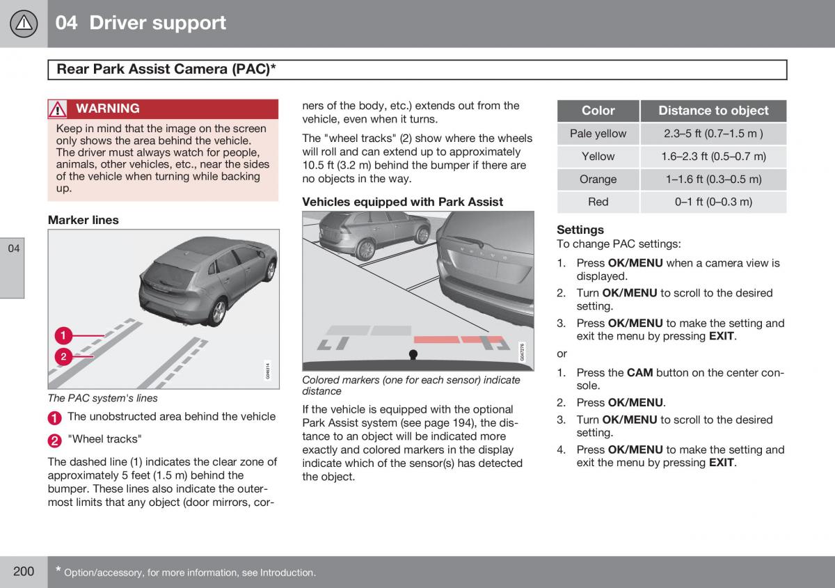 Volvo S60 II 2 owners manual / page 202