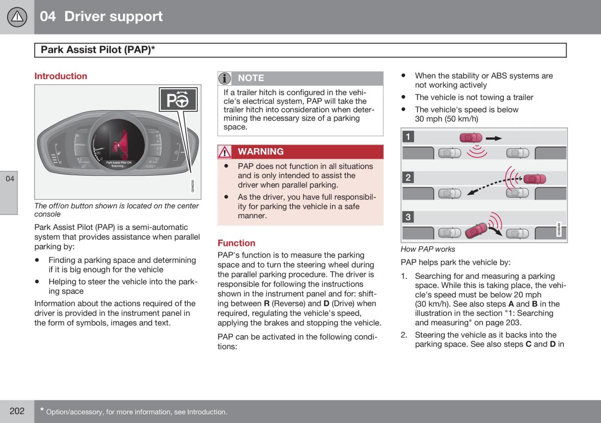 Volvo S60 II 2 owners manual / page 204