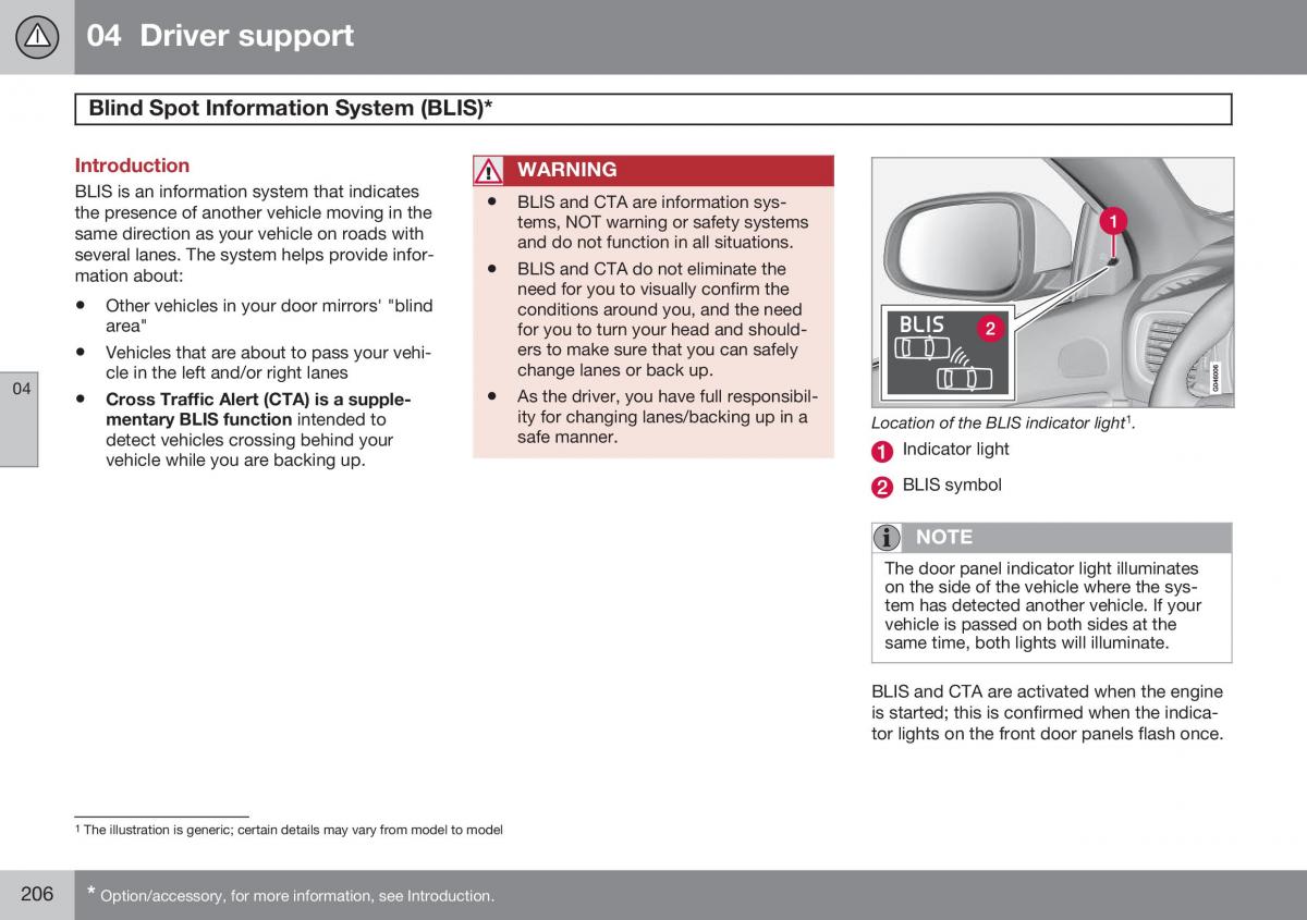 Volvo S60 II 2 owners manual / page 208