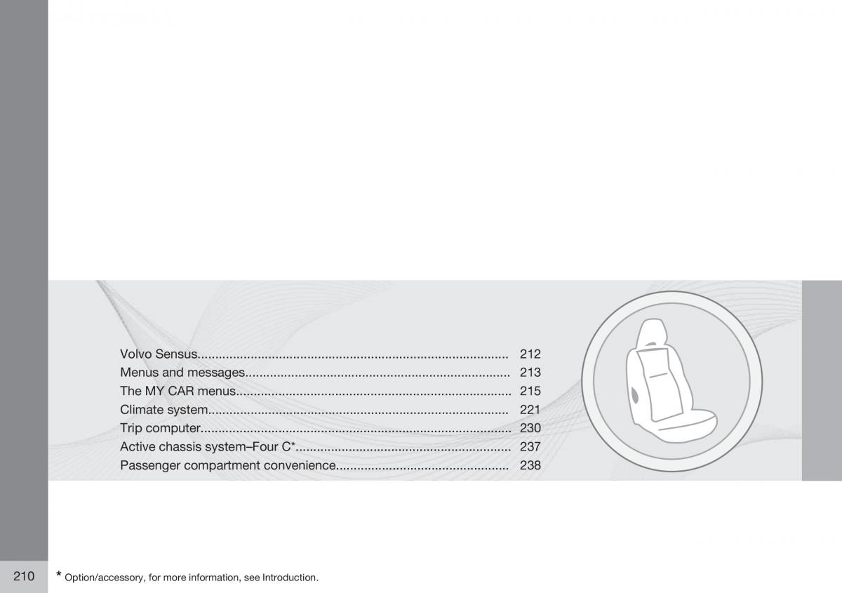 Volvo S60 II 2 owners manual / page 212