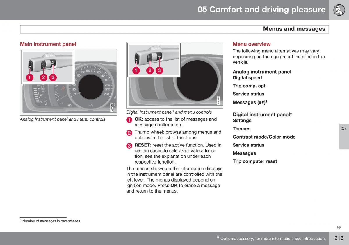 Volvo S60 II 2 owners manual / page 215