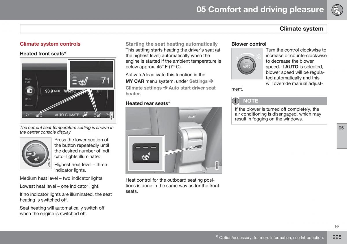 Volvo S60 II 2 owners manual / page 227