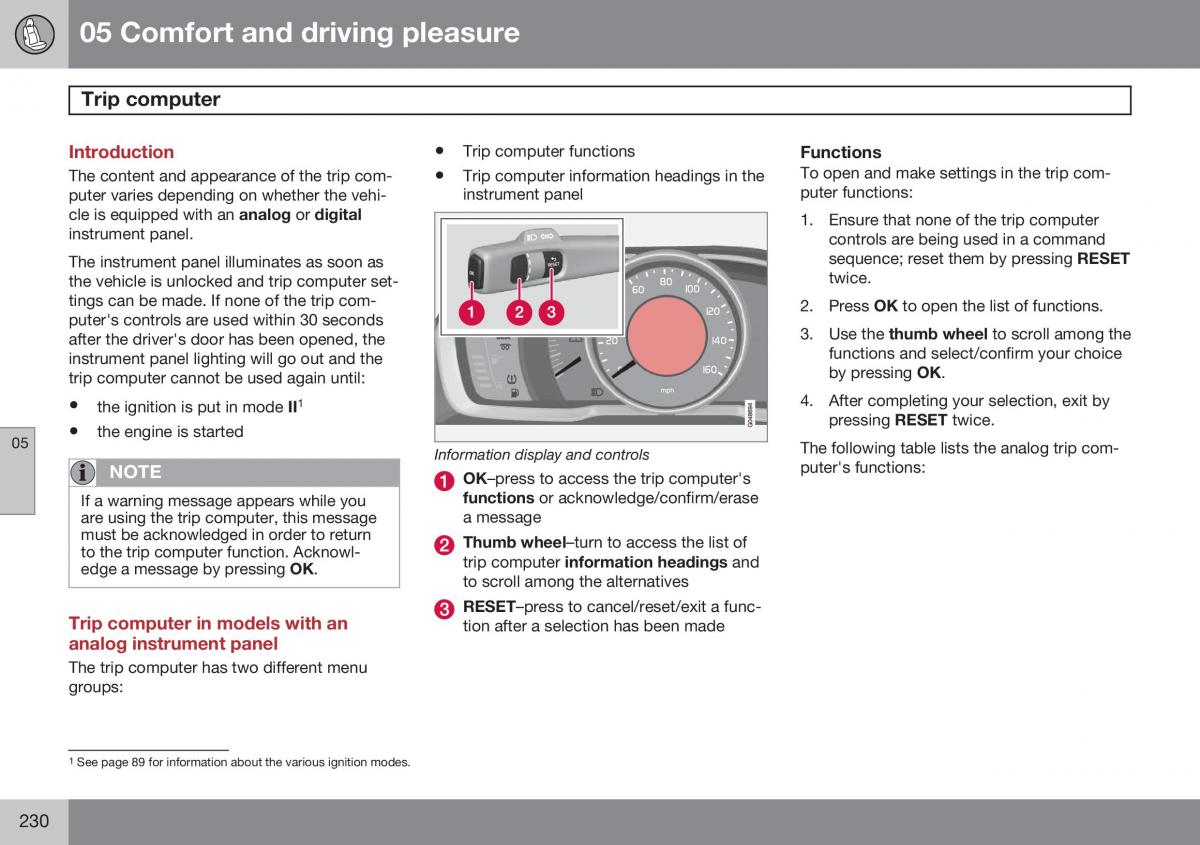 Volvo S60 II 2 owners manual / page 232