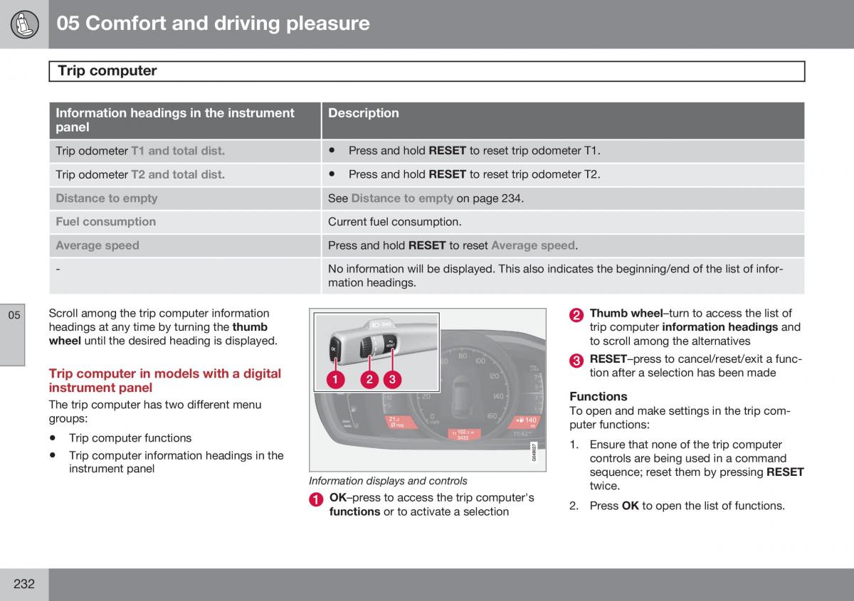 Volvo S60 II 2 owners manual / page 234