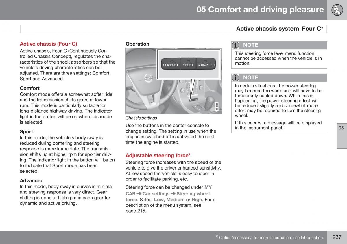 Volvo S60 II 2 owners manual / page 239