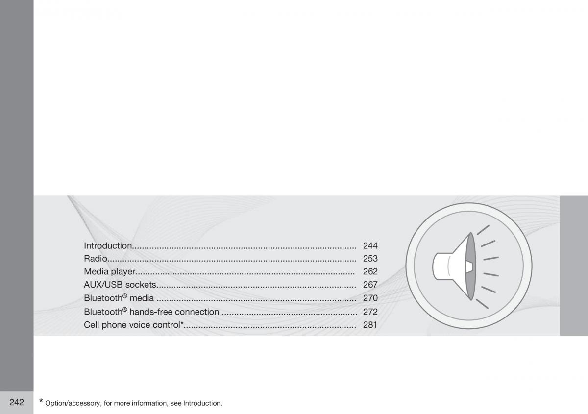 Volvo S60 II 2 owners manual / page 244