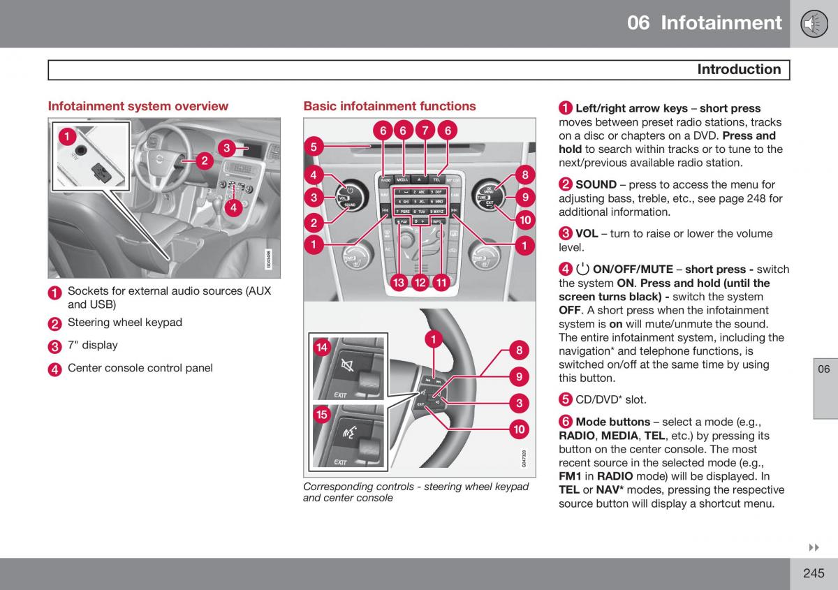 Volvo S60 II 2 owners manual / page 247