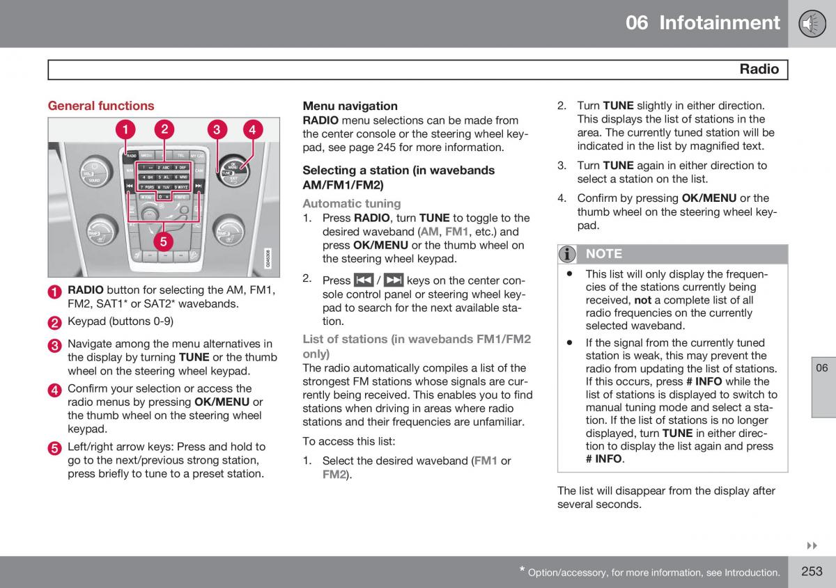 Volvo S60 II 2 owners manual / page 255