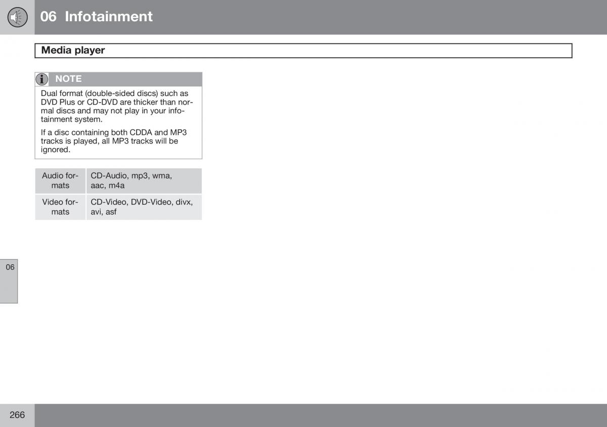 Volvo S60 II 2 owners manual / page 268