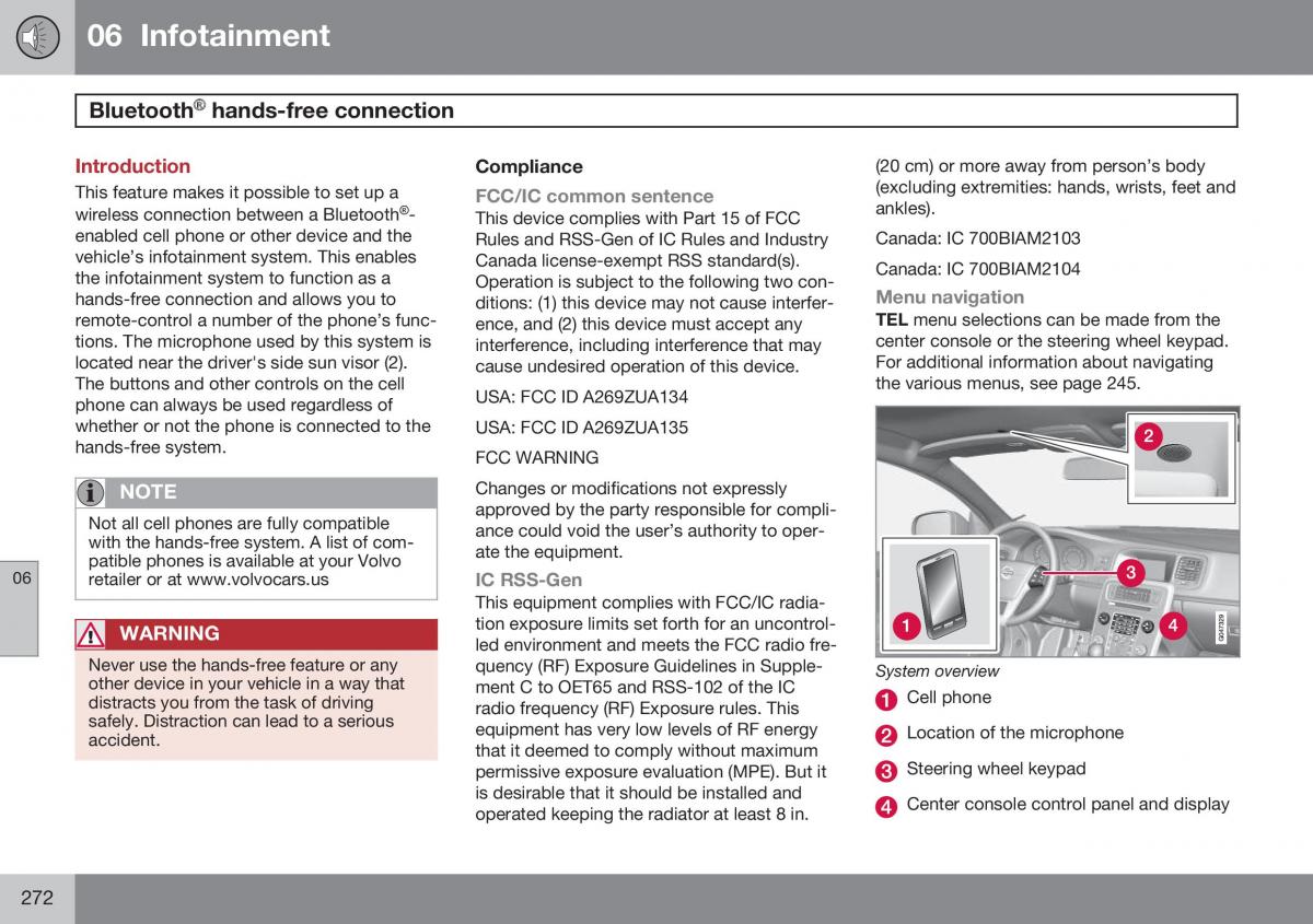 Volvo S60 II 2 owners manual / page 274