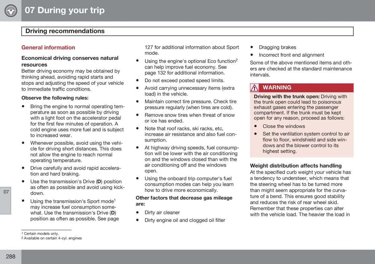 Volvo S60 II 2 owners manual / page 290