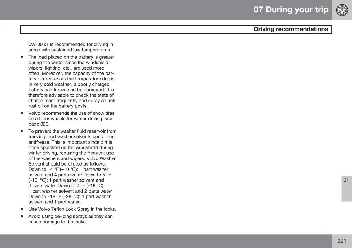 Volvo S60 II 2 owners manual / page 293