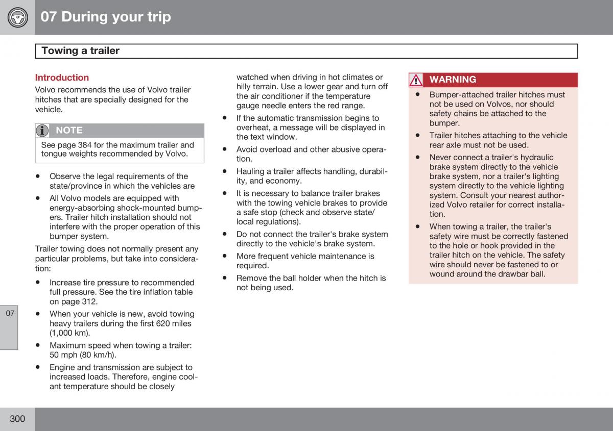 Volvo S60 II 2 owners manual / page 302