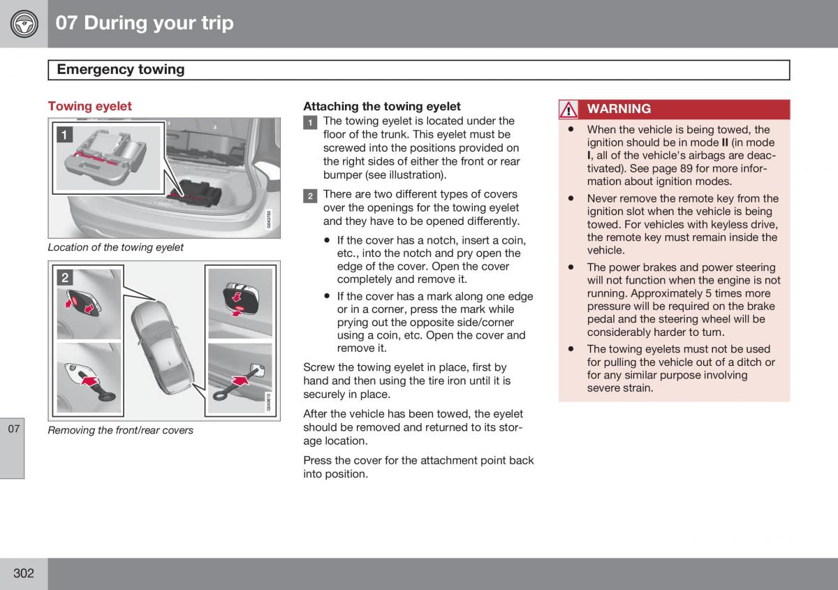 Volvo S60 II 2 owners manual / page 304