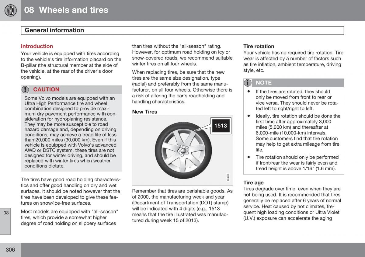 Volvo S60 II 2 owners manual / page 308