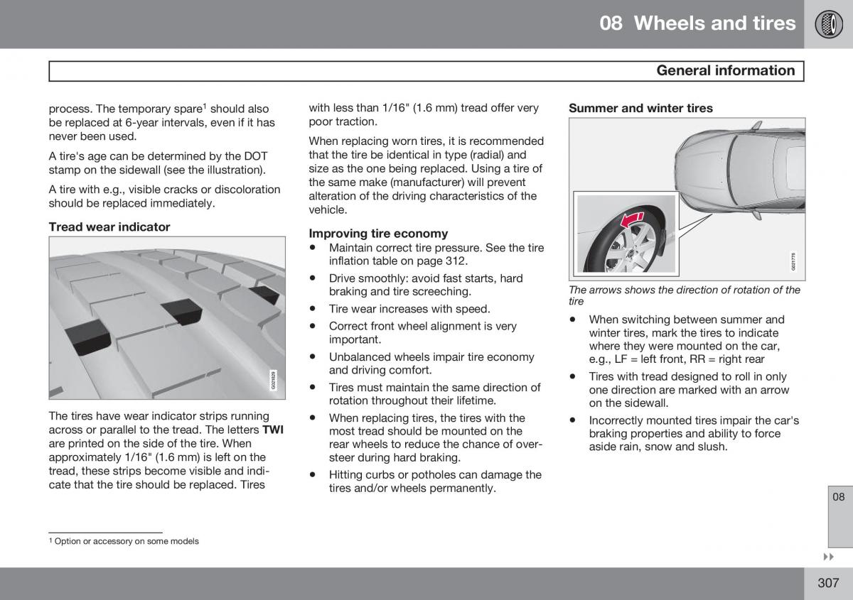 Volvo S60 II 2 owners manual / page 309